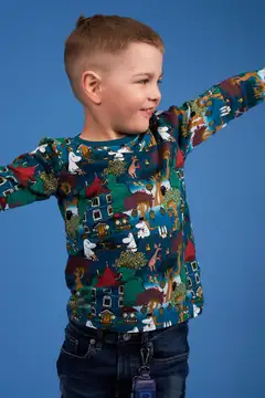 Martinex Muumi lasten paita Pidot 588902 - SININEN - 4