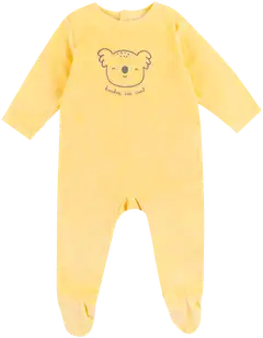 TEX BABY vauvojen velourpyjama Koala - Yellow - 1