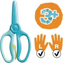 Fiskars Harjoitussakset & askartelukirja 3+ - 1
