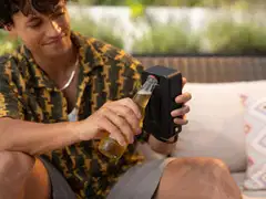 House of Marley Bluetooth kaiutin Roots Solar, musta/puu - 8