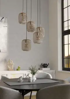 EGLO riippuvalaisin 5-os. Romazzina E27 hiekka - 5