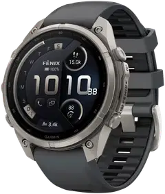 Garmin Fenix 9 Pro inReach 47 mm titaani- ja grafiitinharmaa urheilukello - 1