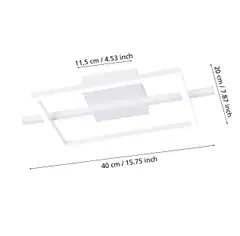 EGLO kattovalaisin Amandolo LED 17W RGB CCT valkoinen - 7