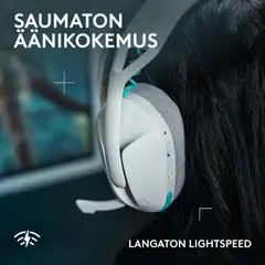 Logitech G321 LIGHTSPEED langattomat pelikuulokkeet valkoinen - 3