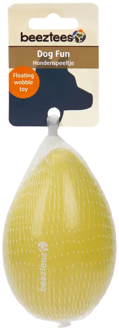 Beeztees koiran lelu Funny Egg 12,5 cm keltainen - 2