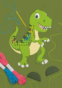 Hahmokirjontasetti lapsille, Dinosaurus - 3