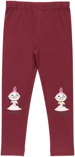 Muumi lasten leggingsit Kultarusetti 593446 - burgundi - 1