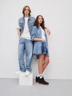 WKLY. naisten paitamekko denim 218W000400 - Indigo - 5