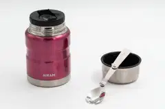 Airam Hekla Teräsruokatermos 0,5L  Roosa - 2