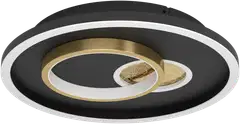 EGLO kattovalaisin Tiriolo LED 14W/8,5W 38 cm musta/kulta - 1