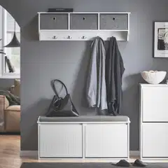 SoBuy kenkäpenkki valkoinen FSR98-XL-W - 2