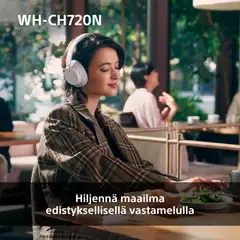 Sony langattomat vastamelusankakuulokkeet WH-CH720NW valkoinen - 14