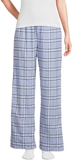 Actuelle naisten flanellihousut 212A382611 - Blue check - 1