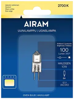 Airam HALO PO 10W 100lm G4 UUNILAMPPU - 2