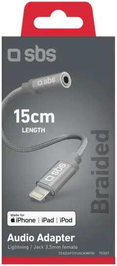 SBS adapteri Lightning To 3,5 mm Jack - 2