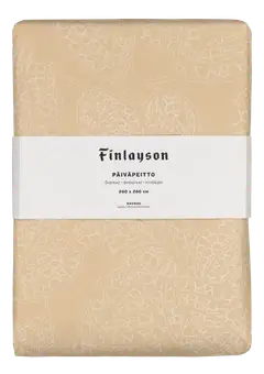 Finlayson päiväpeitto Hauras 260x260 cm beige - 2