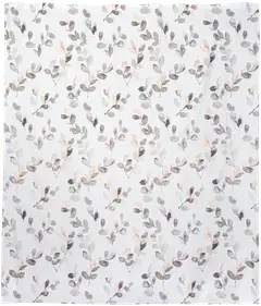 House suihkuverho Leaves 180x200 cm, musta/beige - 2
