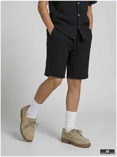 JJ Rebel lasten shortsit - BLACK - 6