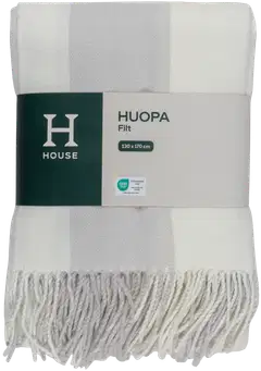 House huopa Stripe 130x170 cm harmaa/valkoinen - 2