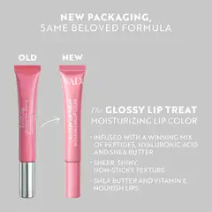 IsaDora The Glossy Lip Treat Moisturizing Lip Color 50 Clear Sorbet huulikiilto 2,7 ml - 3