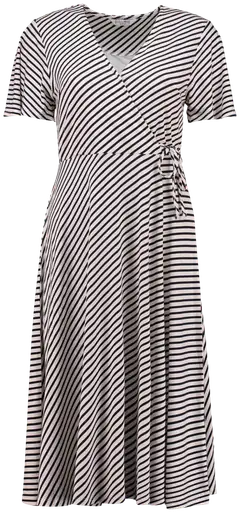 Zabaione naisten mekko ce44ce lvalk stripes ky-151-0287 - offwhite stripes - 1
