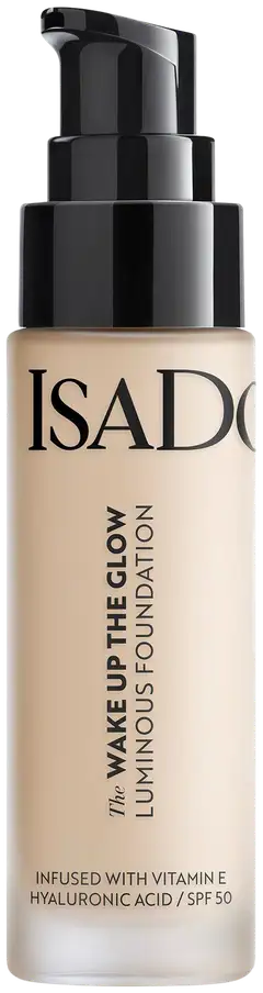 IsaDora Wake Up the Glow Foundation SPF 50 meikkivoide 30 ml - 1N - 1