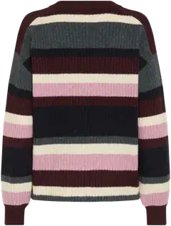 B.young naisten neulepusero Byonema - PORT ROYALE MELANGE STRIPE - 2