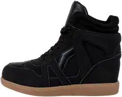 WKLY. naisten kiilapohjatennarit Harriet - BLACK - 3