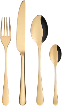 Maku ruokailuvälineet kulta - 1