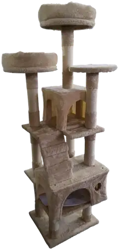 Trekker kissan kiipeilypuu Tower 170 cm beige - 4
