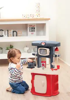 Ecoiffier - 100 % Chef - Loft-leikkikeittiö ja tarvikkeita 15 osaa - 7