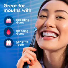 Oral-B iO3 -sähköhammasharja, Giftset, musta, 4 vaihtoharjaa, Matkakotelo - 3