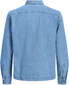 JJ REBEL miesten kauluspaita Jrebkelly - Blue Denim - 2