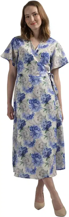 House naisten kietaisumekko 218H261737 - AOP - 6