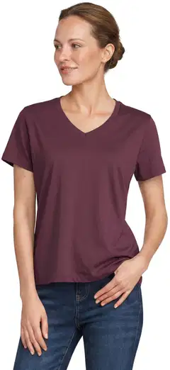 House naisten t-paita Veronica-C - Burgundy - 1