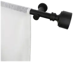 Ihanin verhotanko Matilda mattamusta 160-310cm 25/28mm - 1