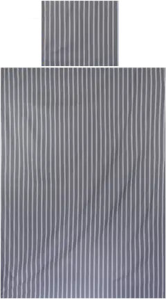 House pussilakanasetti Stripe 150x210 cm harmaa - 1