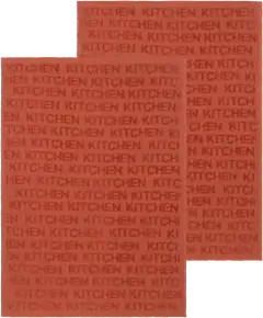 House keittiöpyyhe Kitchen 2 kpl terracotta - 1