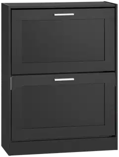 SoBuy kenkäkaappi musta FSR137-SCH - 1