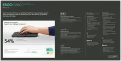 Logitech ergonominen näppäimistö Ergo K860 - 11