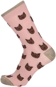 Sukkamestarit naisten merinovillasukat Kisu - Soft pink - 3