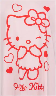 Hello Kitty naisten lyhyt yöpaita A6-0068 - Lt.Pink - 2