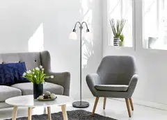 Nordlux lattiavalaisin Ray 2-osainen kromi/opaali - 3