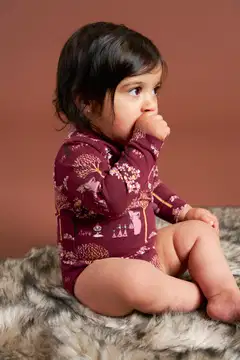 Muumi vauvojen body Vilijonkka 593261 - burgundi - 6