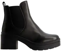 WKLY. naisten nahkanilkkurit Florence - BLACK - 1