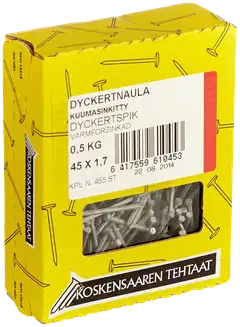 Koskensaaren Tehtaat Dyckertnaula kuumasink. 0,5kg 45x1,7mm - 1