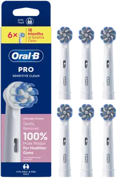 Oral-B Pro Sensitive Clean vaihtoharja 6kpl - 1