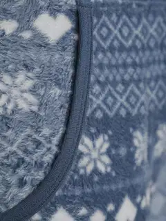 Actuelle naisten fleecehousut 212A382633 - Vintage indigo - 5