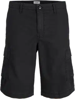 JJ REBEL miesten cargo shortsit Jrebcory - BLACK - 1