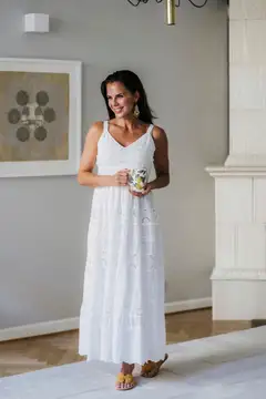 AmandaB naisten mekko - VALKOINEN - 2